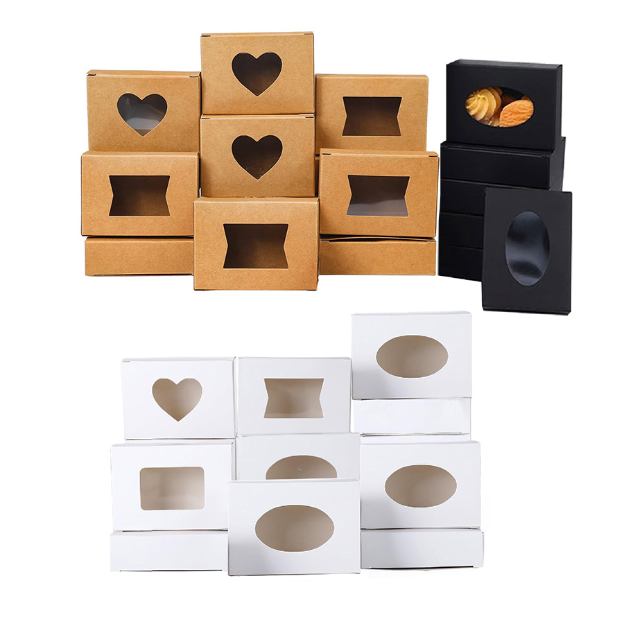 Event Party Box - 10 sztuk małych prostokątnych pudełek papierowych