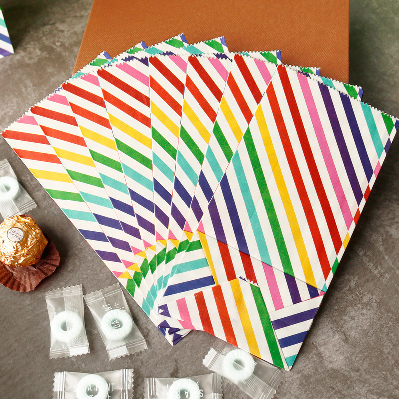 Małe torby papierowe Tęczowa t – Event Party Box recenzja i cena