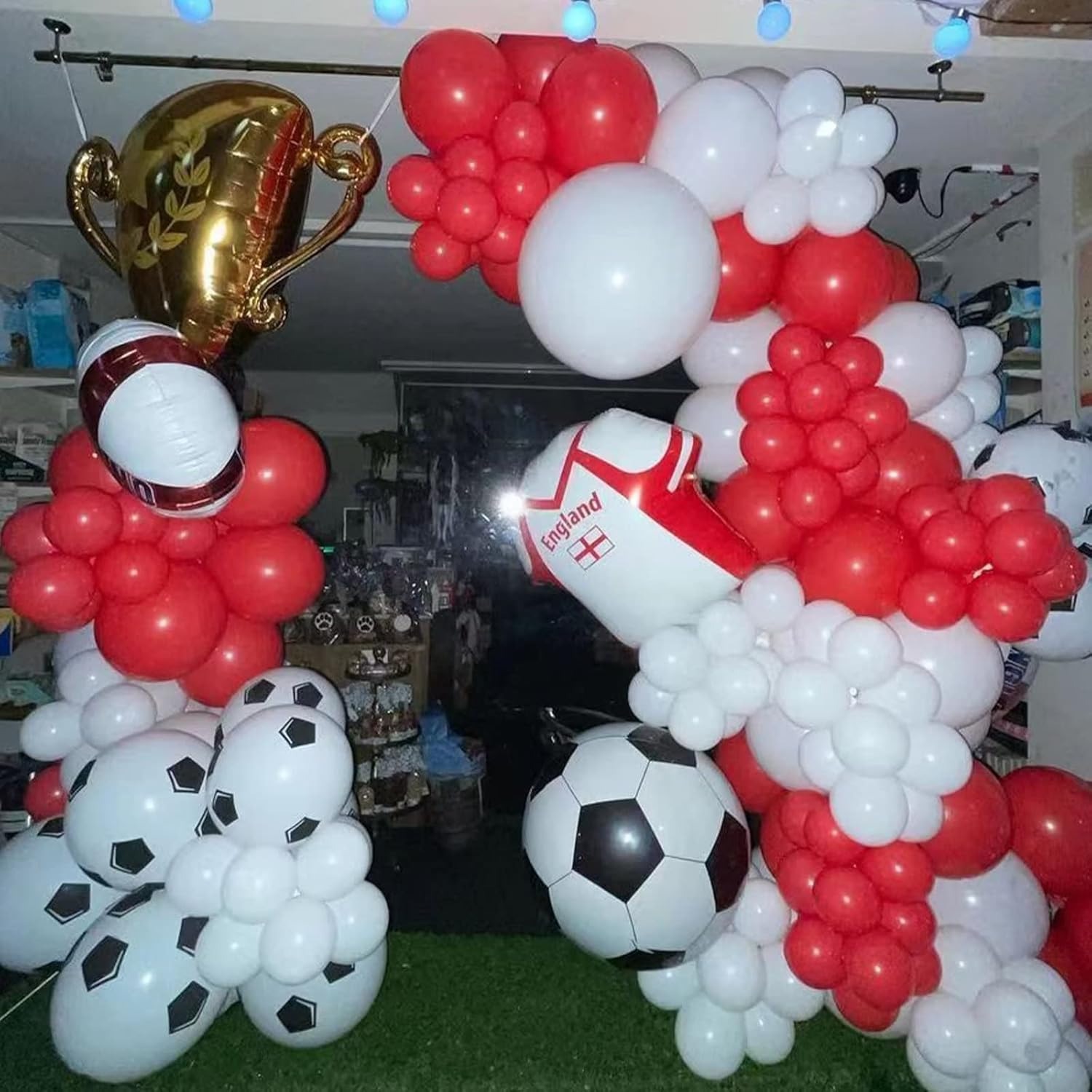 100 szt. czerwono-białych balo – Balloon Arch Kit recenzja i cena